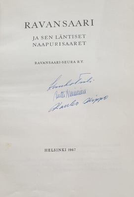 Ravansaari ja sen läntiset naapurisaaret, HKI -67