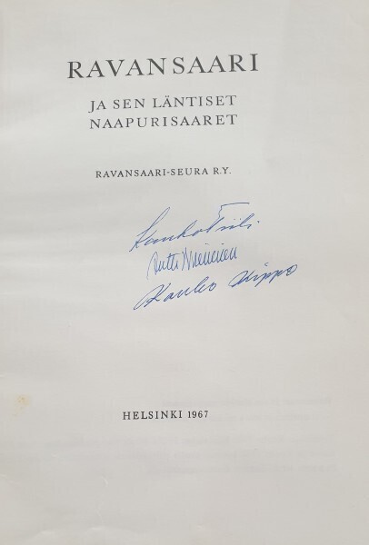 Ravansaari ja sen läntiset naapurisaaret, HKI -67