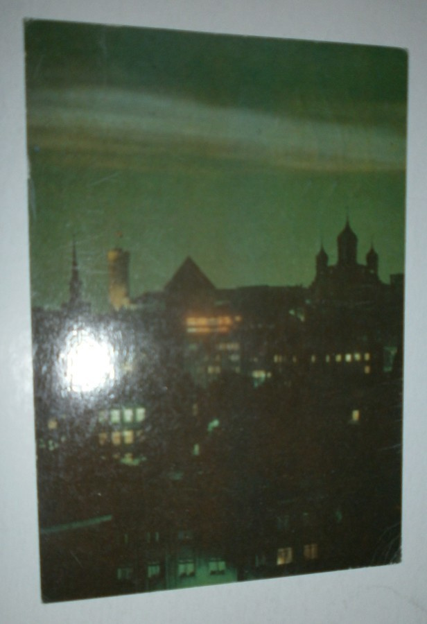Tallinn, yö saapuu, vanh. väripk, p. 1978