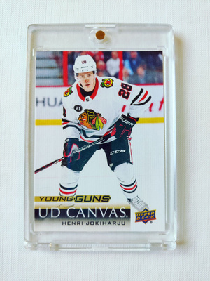 18-19 UD Young Guns Canvas - Henri Jokiharju