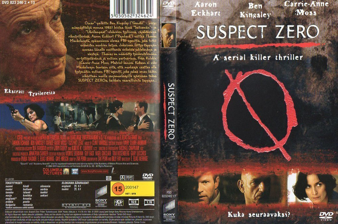 Suspect Zero	(26 863)	k	-FI-	suomik.	DVD		ben kingsley	2004