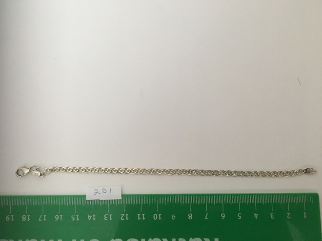 Rannekoru nro 201 : ranneketju 19 cm, 3g