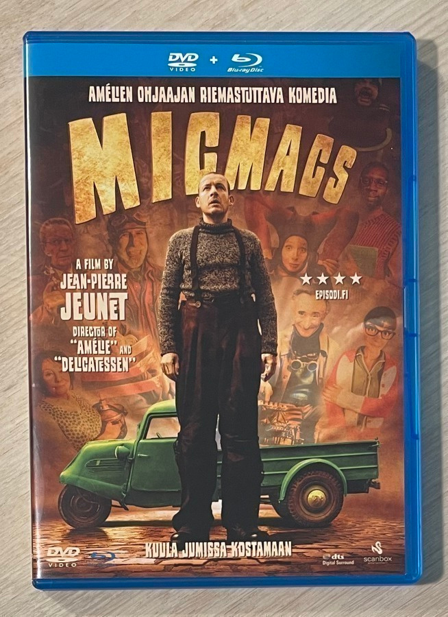 Jean-Pierre Jeunet: MICMACS (2009) Blu-ray + DVD (UUSI)