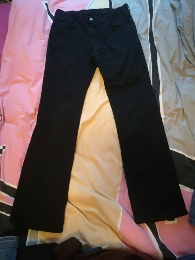 Lee Cooper- farkut mustat jousto housut 31 " -32"