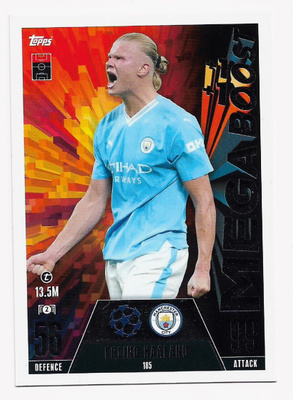 2023-24 Topps Match Attax Mega Boost Erling Haaland