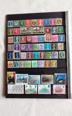 Britanian vanhoja postimerkkejä ja Joulu merkkejä 77 kpl