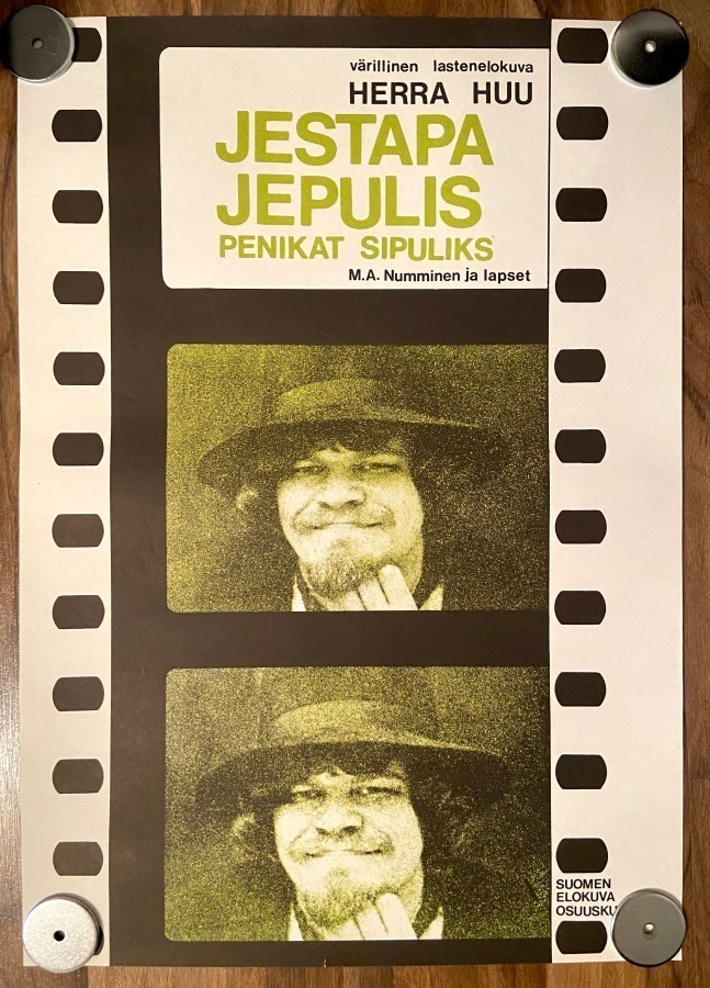 Vanha elokuvajuliste: Herra Huu - Jestapa jepulis
