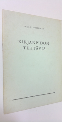 Sakari Nieminen : Kirjanpidon tehtäviä
