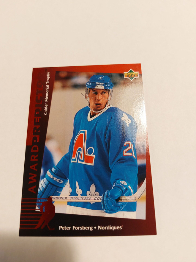 1994-95 Upper Deck Predictor Canadian #C1 Peter Forsberg