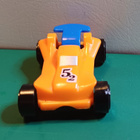 Pieni leluauto, oranssi -- Small toy car, orange - pikkukuva 2