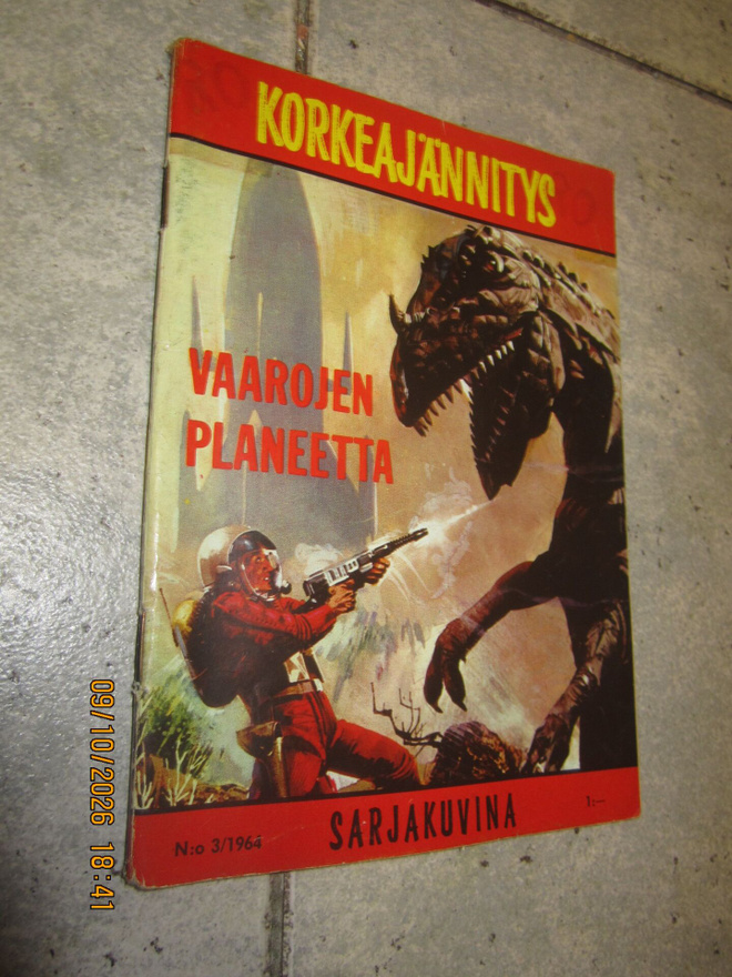 Korkeajännitys N:o 3 / 1964 – Vaarojen planeetta (Jet-Ace Lo