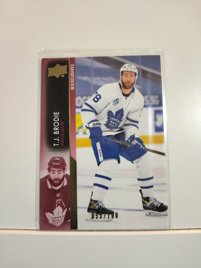 2021-22 Upper Deck - UD Exclusives #166 T.J. Brodie 53/100