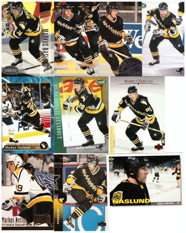 10 x MARKUS NÄSLUND Pittsburgh Penguins