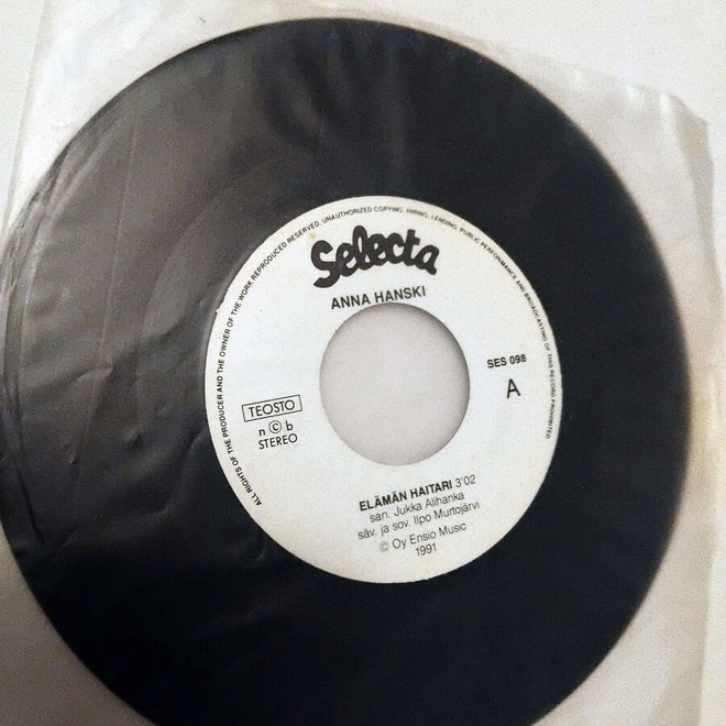 Anna Hanski -  Elämän haitari  7'' vinyylisinkku