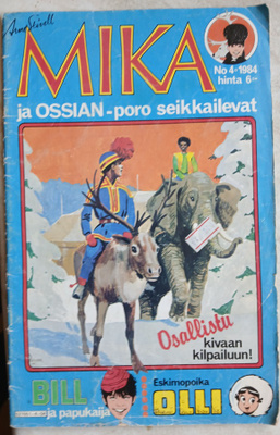 Mika ja Ossian-poro seikkailevat 4/1984