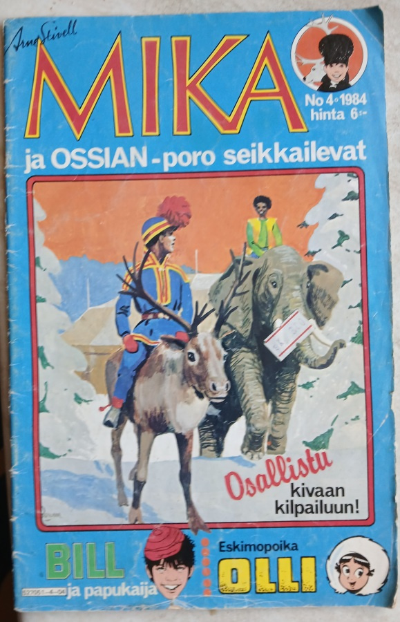 Mika ja Ossian-poro seikkailevat 4/1984