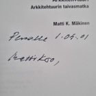 Matti K. Mäkinen : Arkkiteh+tuuri : arkkitehtuurin taivas... - pikkukuva 3