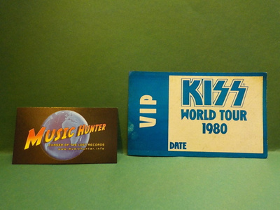 KISS - WORLD TOUR 1980, VIP BACKSTAGE PASS