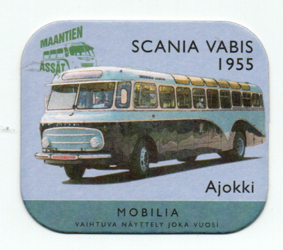 Mobilia Näyttelyn Keräilykuva SCANIA  VABIS 1955