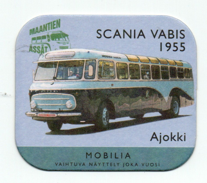 Mobilia Näyttelyn Keräilykuva SCANIA  VABIS 1955