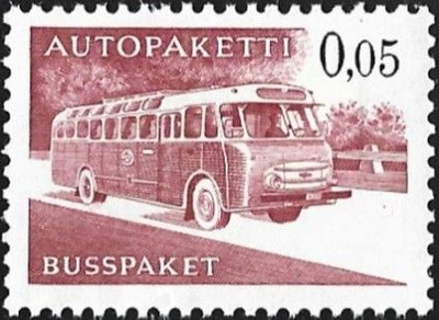 1963 AP 10 punainen 0,05 mk ** LaPe AP 10 xTe