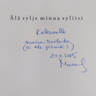 Maria Syvälä : Älä sylje minua syliisi (signeerattu, teki... - pikkukuva 3