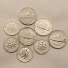 USA kolikkosetti (8 kpl) – Dimes & Nickels - pikkukuva 2