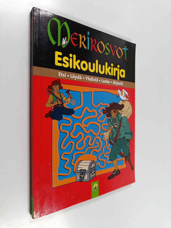 Esikoulukirja : Merirosvot - tehtäväkirja