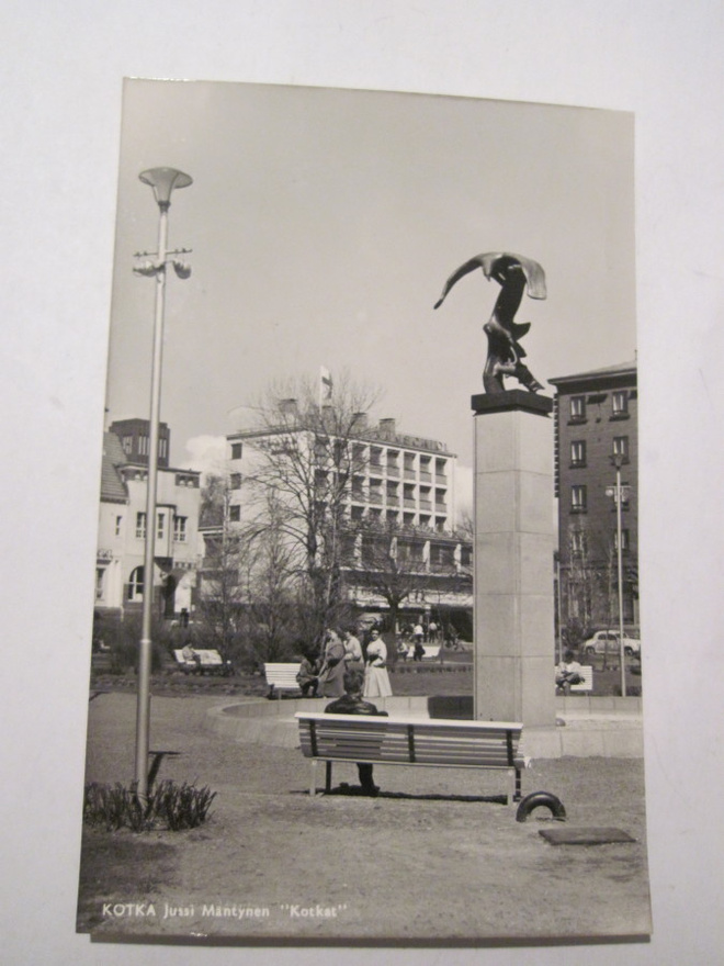 VANHA Postikortti Kotka 1950-l Alkup.Mallikappale