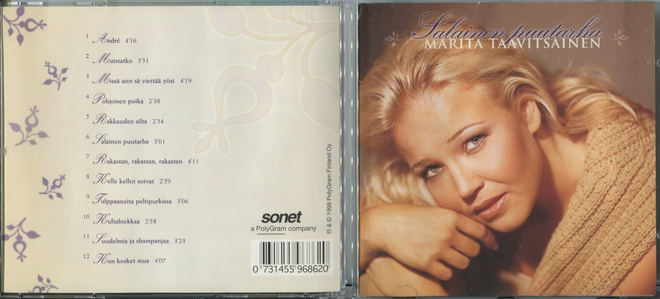 MARITA TAAVITSAINEN . CD-LEVY . SALAINEN PUUTARHA