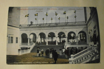 Tukholma, Taideteollisuusnäyttely 1909, väripk, p. 1909