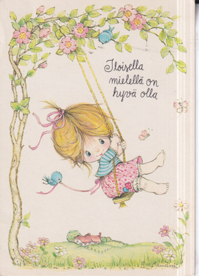 AnneLiese. Tyttö. Iloisella mielellä on hyvä olla. e164