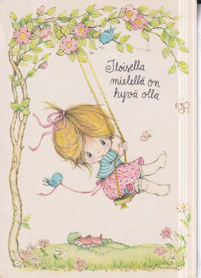 AnneLiese. Tyttö. Iloisella mielellä on hyvä olla.  e164