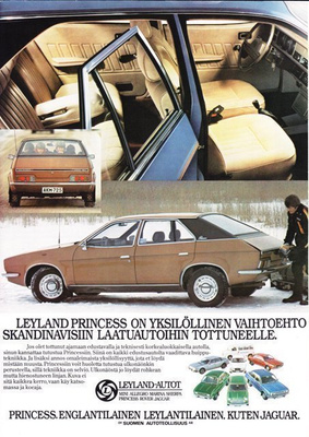 Leyland Princess -esite 70-luvun lopusta