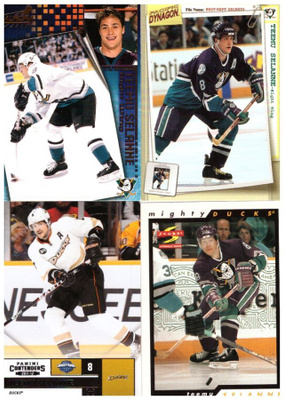 4 x TEEMU SELÄNNE Ducks