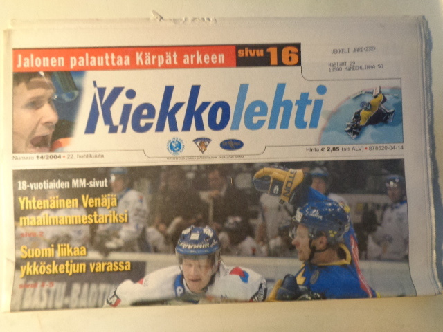 Kiekkolehti Nro 14/2004 (4.2)