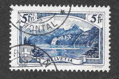 Sveitsi - Maisema (Michel 227) OO