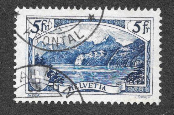 Sveitsi - Maisema (Michel 227) OO