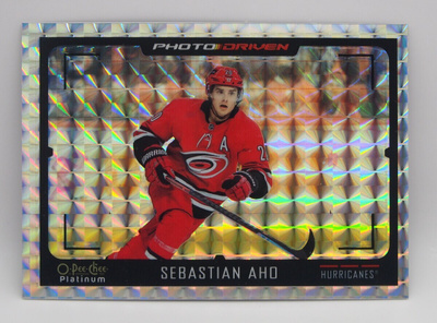 2021-22 OPC Platinum Photo driven Mosaic Sebastian Aho