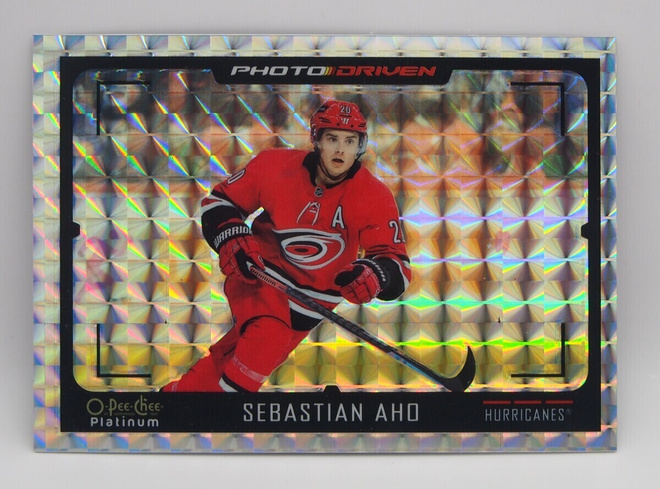 2021-22 OPC Platinum Photo driven Mosaic Sebastian Aho