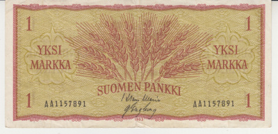 1 Markan seteli 1963
