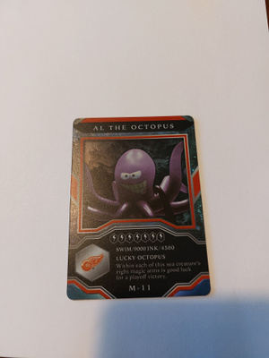 2021-22 UD MVP Mascot Gaming Cards #M11 Al The Octopus
