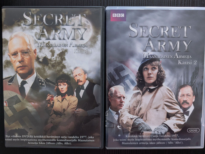 Maanalainen Armeija kausi 1 ja 2 DVD