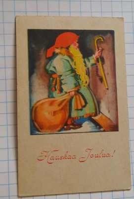 Wanha 11x7cm, Pukki oven takana,nyrkkiposti