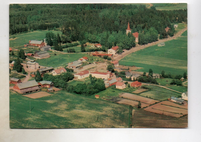 Jaala kirkonkylä: ilmakuva ( Karhumäen Velj. väri n:o 698)