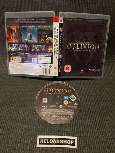 The Elder Scrolls IV Oblivion Game Of The Year Edition PS3