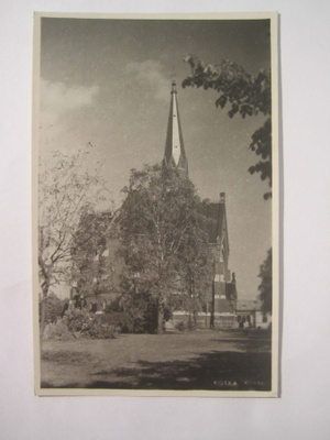 VANHA Postikortti Kotka 1940-l Alkup.Mallikappale