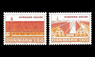Tanska 728-9 ** Nyboder 350v (1981)