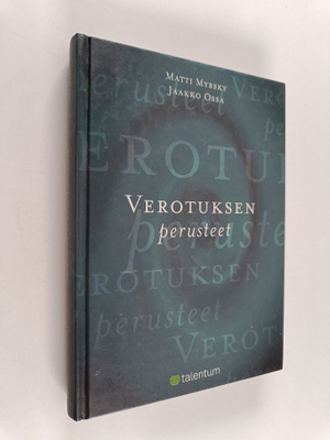 Matti Myrsky : Verotuksen perusteet