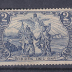 Saksa reich 1900 2 mk germania liimakkeellisena - pikkukuva 1